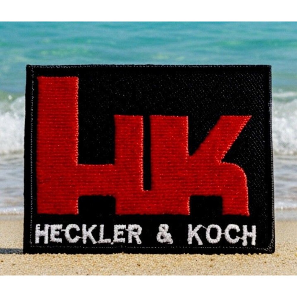 NOS HK Heckler & Koch H&K Patch Firearms Embroidered Iron On HK45C VP9 VP40 P7